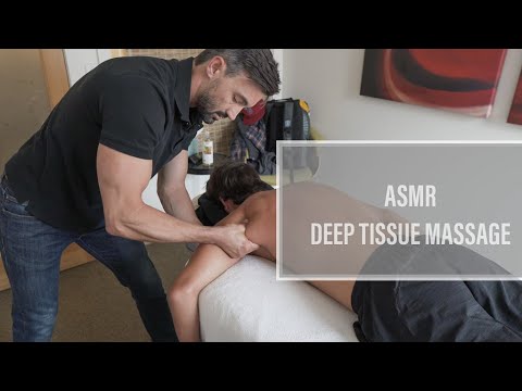 ASMR Deep Tissue Massage Professional Athlete No Talking