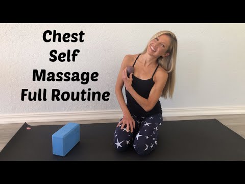 Chest self massage FULL ROUTINE. Stop chest pain with this quick technique!
