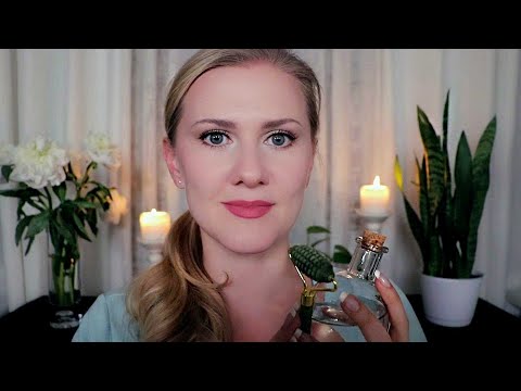 Gentle Face Cleansing ? ASMR • Whisper • Face Touching • Water/Dropper Sounds • Ear to Ear