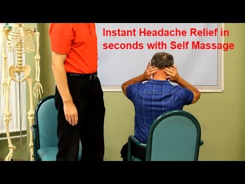 Instant Headache Relief in Seconds with Self Massage. Do-it-Yourself