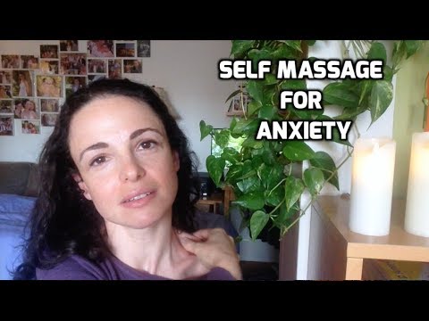 Self massage and meditation for anxiety and stress relief