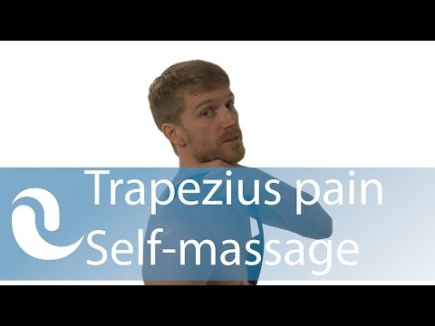 Trapezius pain & trigger points – Self massage of the "upper" fibers