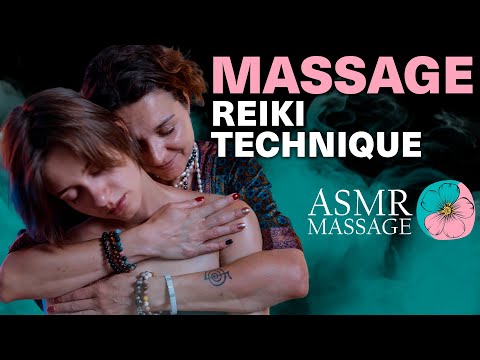 ASMR massage with reiki technique | Sensual massage by Taya