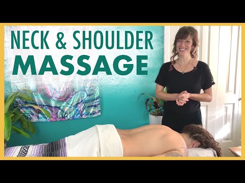 Deep Tissue Neck and Shoulder Massage Techniques | Learn Healing Touch with Jen Hilman