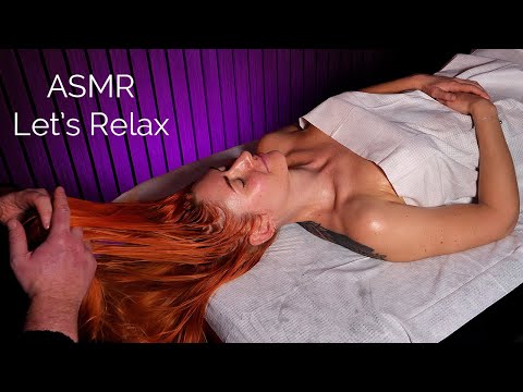 Slow Sensual ASMR Massage – Melt Chest, Neck & Arm Tension for Deep Sleep [No Midrolls][No Talking]